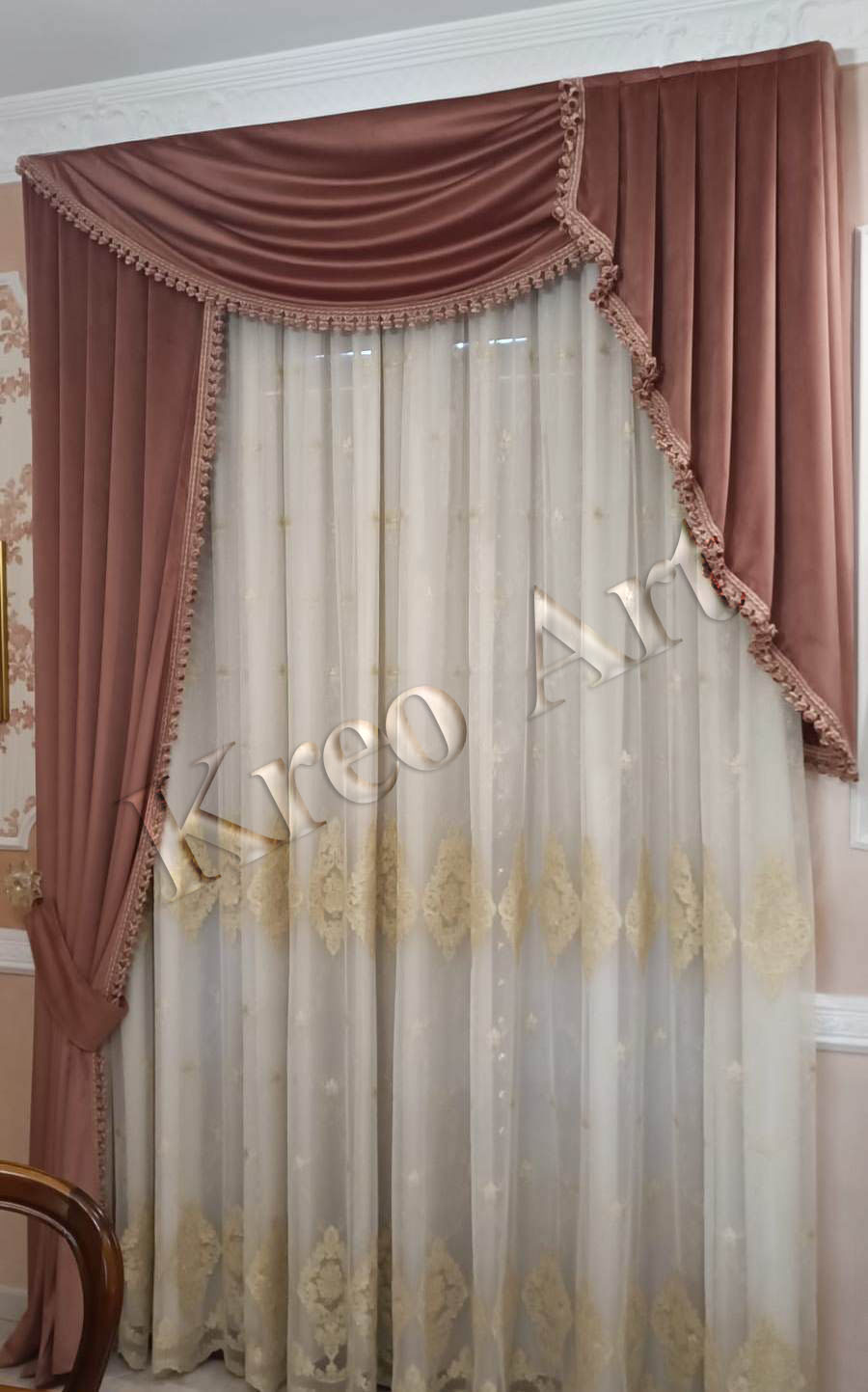 Tende con Mantovane a caduta